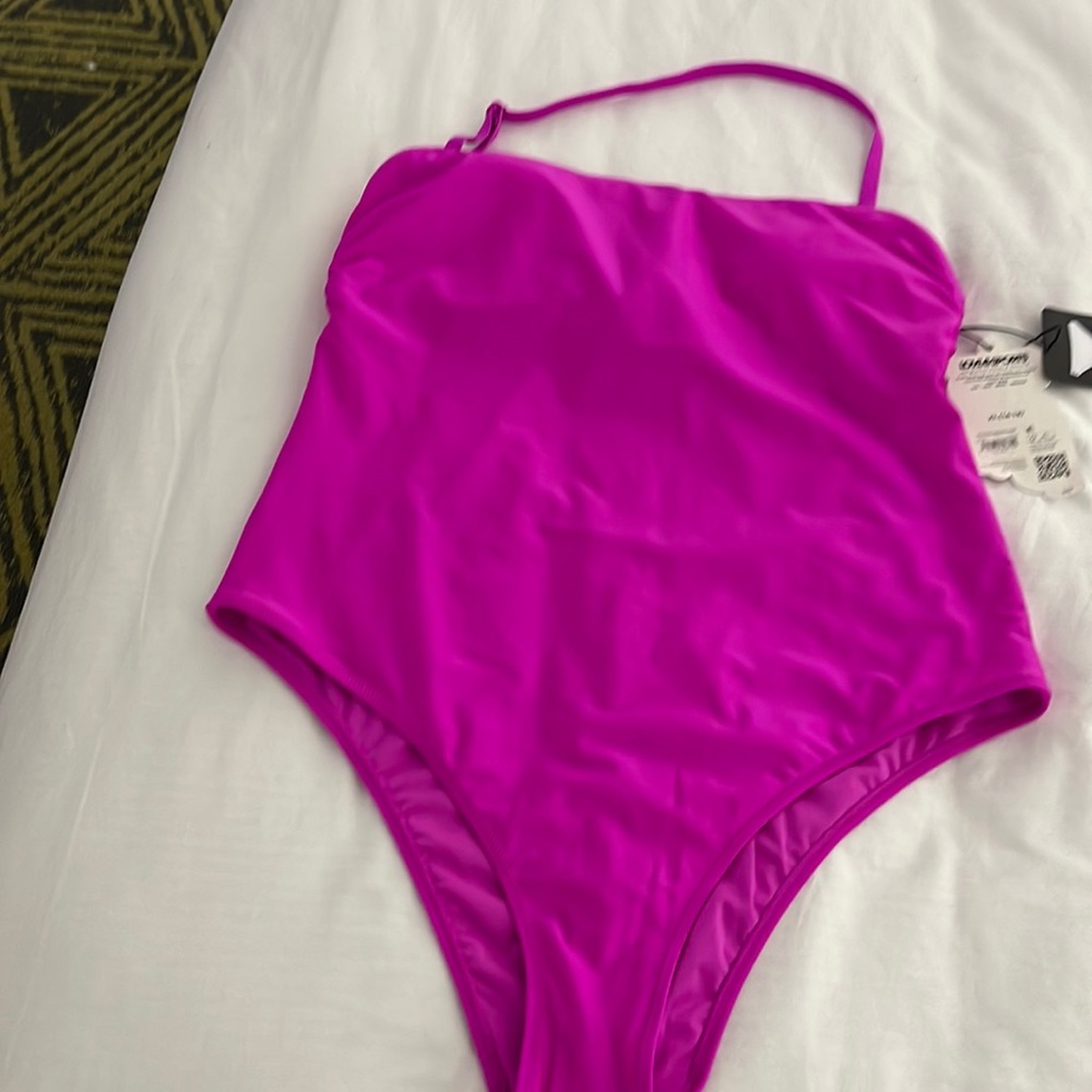 Love&Sports… bright pink, one piece, swimsuit, size XL (16-18)